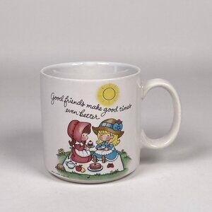 Vintage Joan Walsh Anglund Coffee Mug Good Friends Make Good Times Better 90s
